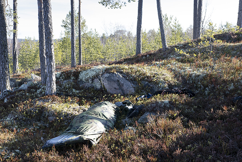 Noen sover under åpen himmel